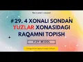 Flowgorithm 4 xonali sondan yuzlar xonasidagi raqamni topish