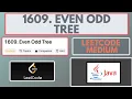 Leetcode 1609 Even Odd Tree Medium Java BFS Solution