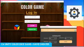 C UNITY DICE COLOR GAME COIN COLLECTION WITH GAME CHEATER ADMIN CONTROLLER