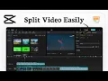 How to split a on CapCut Edit Segment