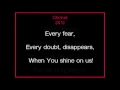 Download Lagu Shine on us - worship karaoke/backing track and lyrics. Bethel Music