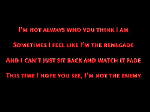 Download MP3 Manafest - Renegade (W/ Lyrics)