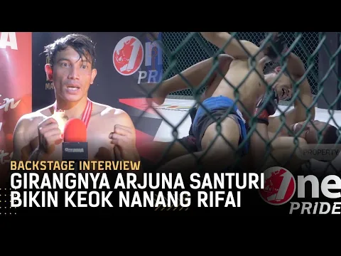 Cerita Arjuna Santuri yang Berhasil Tumpaskan Nanang Rifai Dengan RNC | Backstage Interview MMA FN40