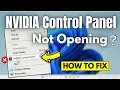 How to Fix NVIDIA Control Panel Not Opening in Windows - 4 Easy Fixes