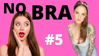 no bra tiktok challenge compilation 5