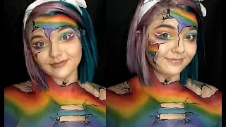 PRIDE Body Paint Time lapse