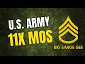 US Army 11X MOS Infantry Candidate