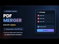 How to create Merge PDF Files with Python Streamlit PDF Merger App