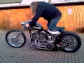 Lagu Harley Evo Bobber first Kickstart