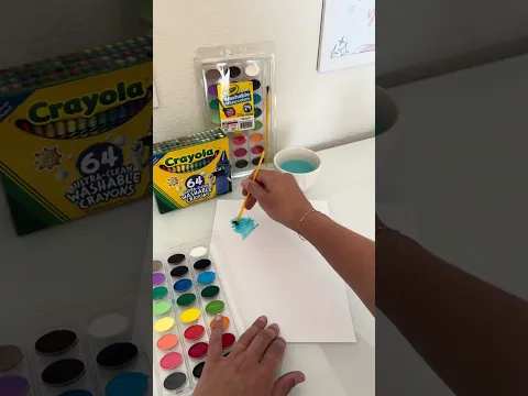 Watch This Hidden Word Magically Appear! ✨🌈 #CrayolaLearning