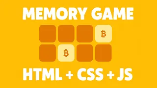 How To Create Memory Game with HTML CSS JavaScript Step by Step
