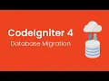 How to create and use database migration in codeigniter 4 codeigniter 4 database migration