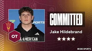 WATCH 4-star OT Jake Hildebrand Commits to Arizona State No 1 Player in AZ