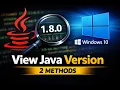 How to View Java Version on Windows 10 2 Methods GearUpWindows Tutorial