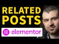 How To Add Related Posts In Elementor Pro Single Post Template