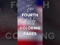 Free 4th of July coloring pages Today only
