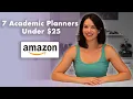 7 Best Academic Planners Under 25 on Amazon 2025 Back-to-School Picks