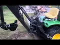 John deere 400 with Brantley backhoe