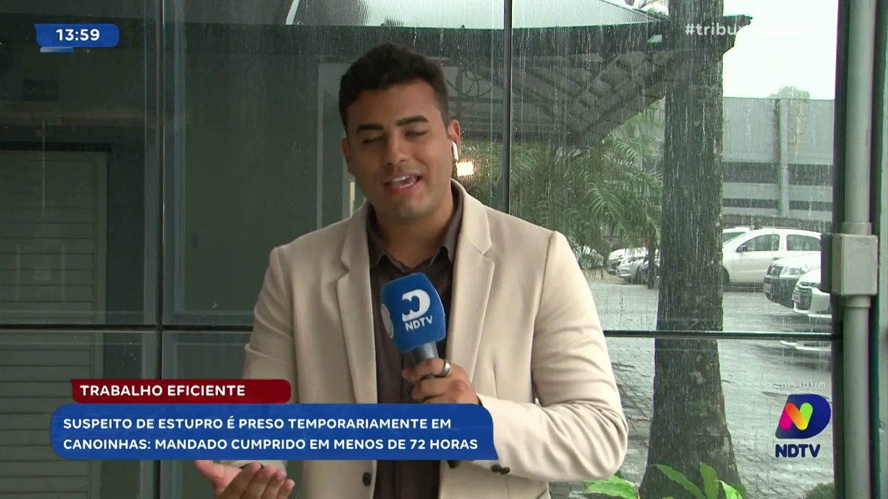 Ação policial em Canoinhas: suspeito de estupro é capturado pelas autoridades