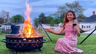 Cozy Outdoor FIRE PIT Mesh Spark Screen Fireplace Poker Cover - SUNCREAT