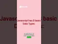 JavaScript Data Types Explained in Under 2 Minutes