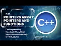 Array Of Pointers Pointer and Functions in c C Tutorial For Beginners