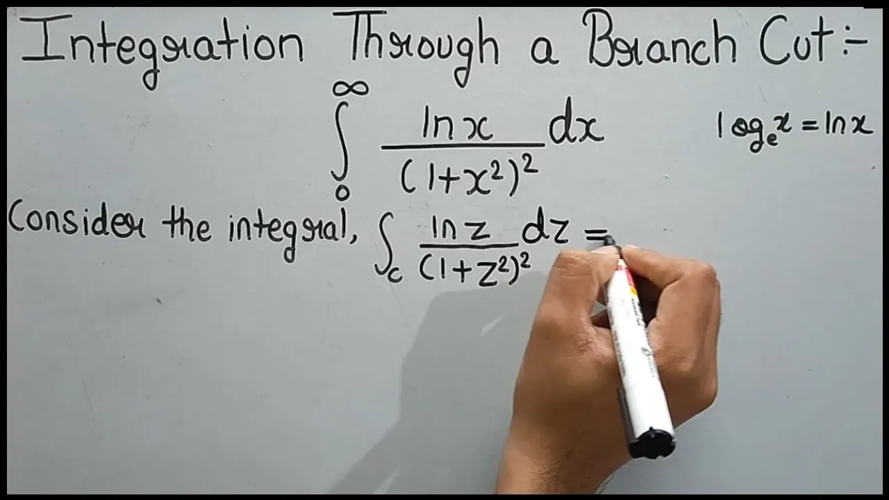 Lecture 12 | Integration through a Branch Cut | Example 1 | Theta Classes