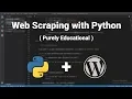 How to download All WordPress Media using Python Web Scraping