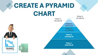 Create a Pyramid Chart in Excel for Beginners - Quick Easy