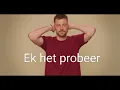 Ek het probeer 