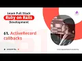 ActiveRecord Callbacks in Rails