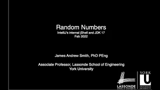Practical Java Random Numbers
