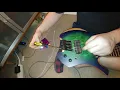 Changing strings on headless Agile Chiral guitar