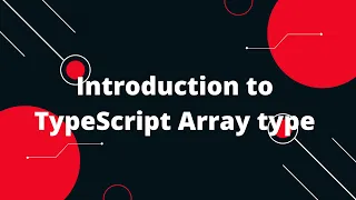 Typescript Tutorial Array type