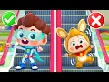 Be Careful When Taking an Escalator Kids Safety Tips Nursery Rhymes Kids Songs BabyBus