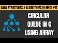 Circular Queue in C Using Array in Hindi - Tutorial