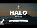 Download Lagu Halo - Beyonce (Male Key - Piano Karaoke)