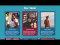 Responsive Team Cards HTML CSS