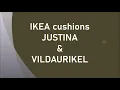 Washing IKEA Cushions JUSTINA VILDAURIKEL