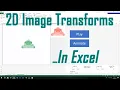 2D Image Transforms - in Excel