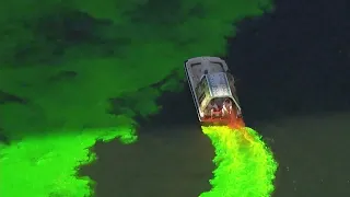 How the Chicago River is dyed green for St Patrick s Day
