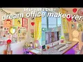 EXTREME ROOM MAKEOVER tour desk setup organization aesthetic decor studio ghibli vibe