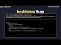 org openqa selenium interactions touch TouchActions with example