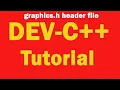 Dev C Graphics Header C Program Tutorial How To Use Graphics Header File