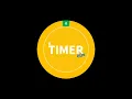 60 Second Timer - Orange Circle Countdown
