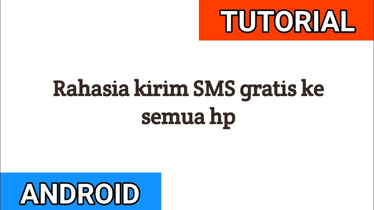 Cara SMS Tanpa Nomer Pengirim Bisa buat Jailin Temen.. 