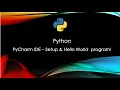Python - PyCharm IDE