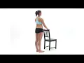 Hamstring Curls standing chair support