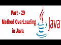 Method OverLoading in Java in Tamil Learn Java in Tamil Java Tamil Vathiyar Part - 29