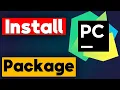 How to install Modules in PyCharm Terminal